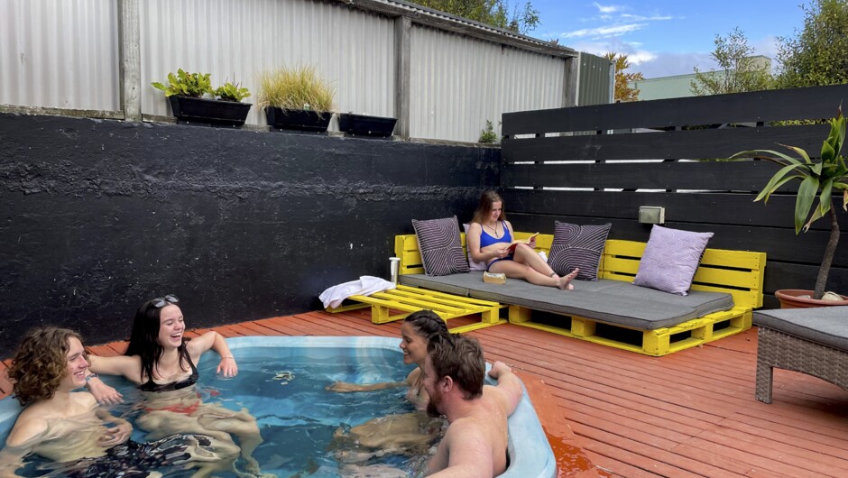 Our Hot Pool &amp; Sauna is all you need after a adventurous day.