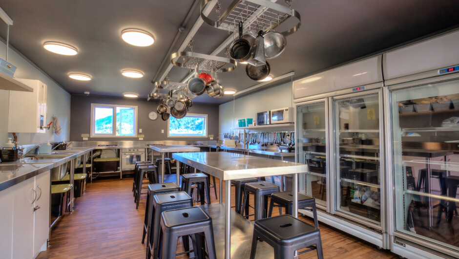 Our fully equipped kitchen, do not forget we have free dinner every Wednesday (only for guests).