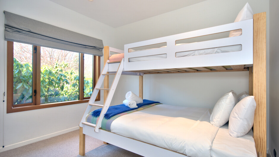 Bedroom 4 - Double bed with single bunk over
