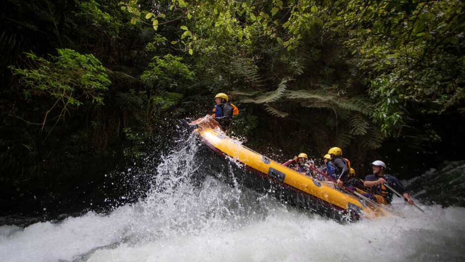 An hour of the best white water action in New Zealand.