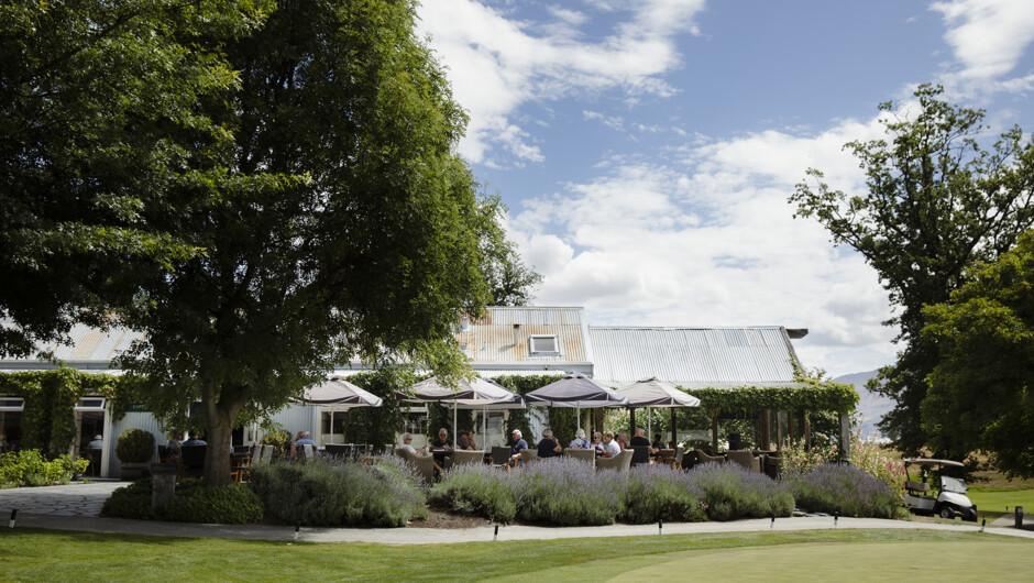 The Hole In One Café -  the perfect setting to relax and dine after a round of golf.