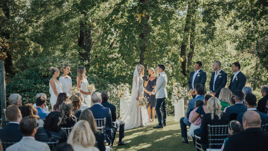 Wedding ceremony in the Secret Garden