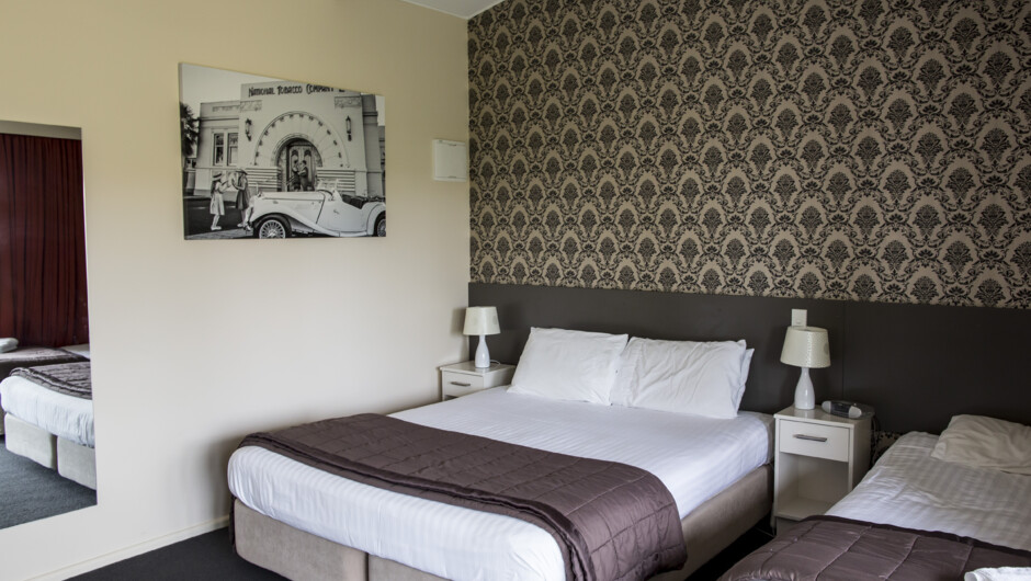 A range of one bedroom and double motel rooms on offer.