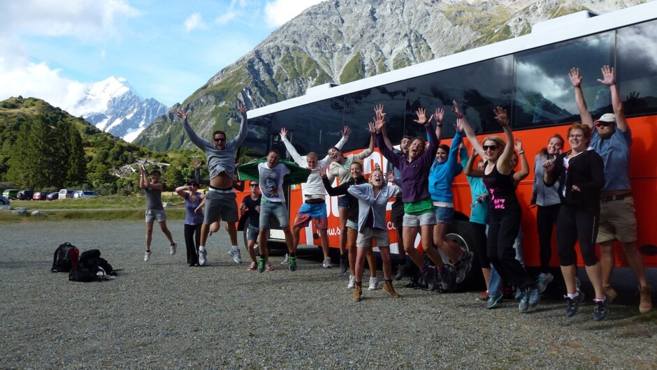 Stray group at Mt Cook!