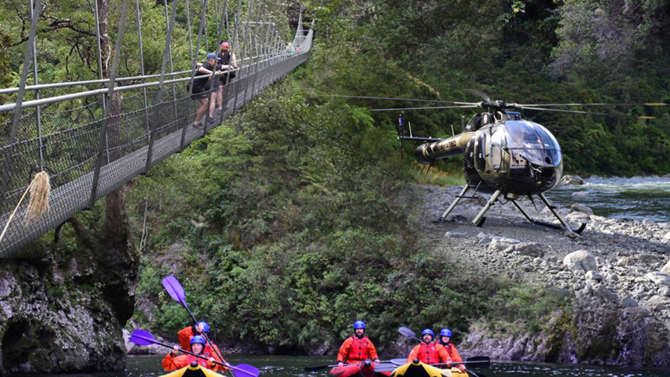 Helicopter Access Rafting Tour.