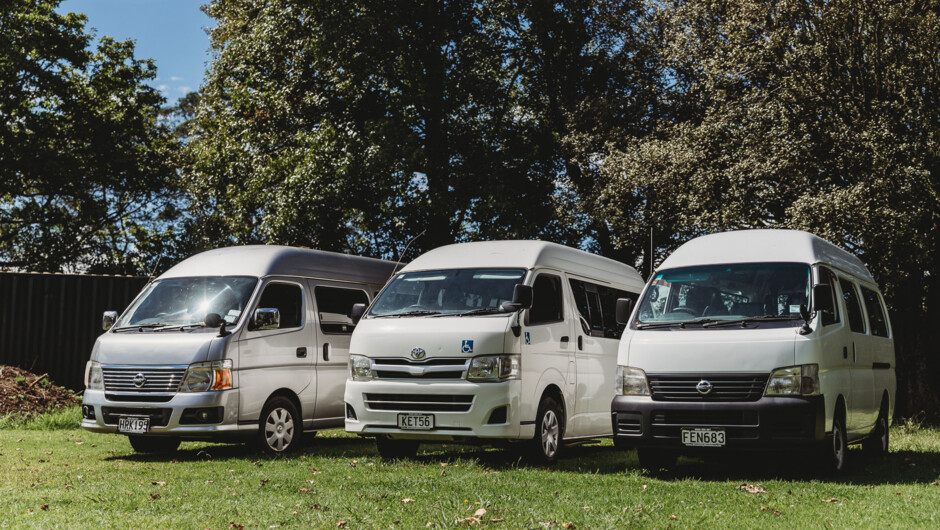Milner Mobility Rentals vans, vehicles may vary according to stock on hand