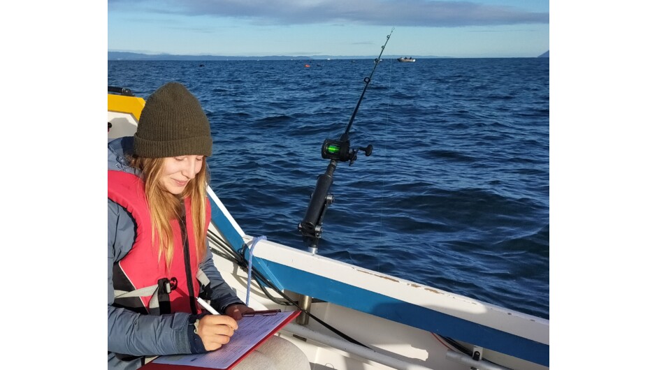 Keeping a Fishing Log and submitting a summary of your fishing effort on line helps monitor the benefits of Sea Gardening.