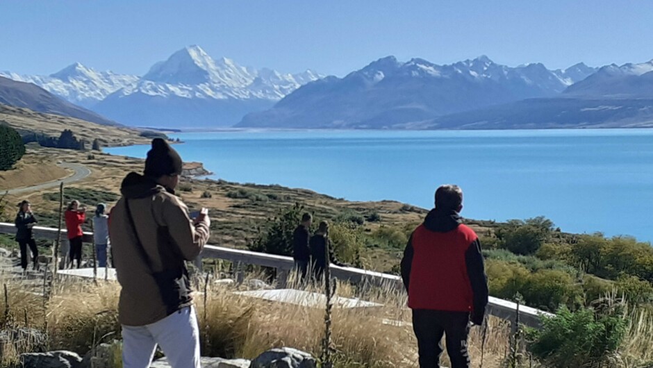 Photo stops on the drive between Queenstown and Mt Cook