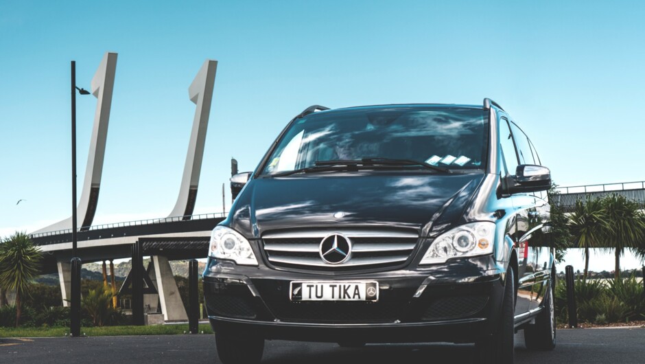 Mercedes Benz is our preferred mode of transport.
