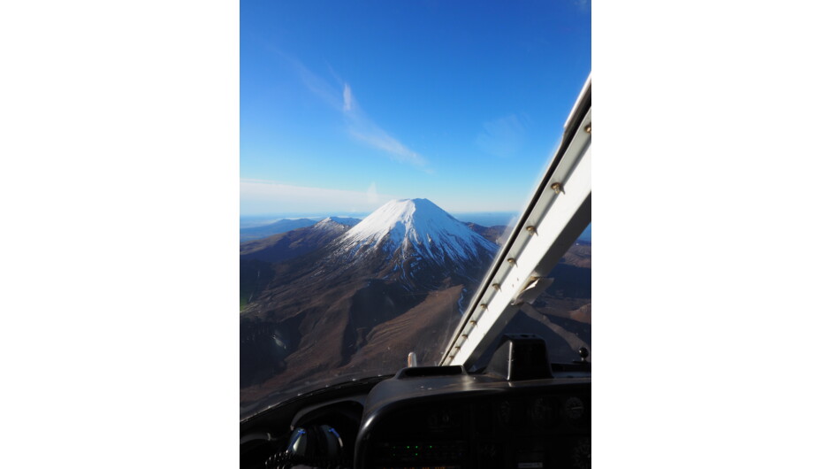 Front row seats to look over the Tongariro Crossing.