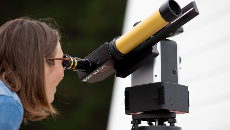 Discover the wonders of solar phenomena through dedicated telescope observations.