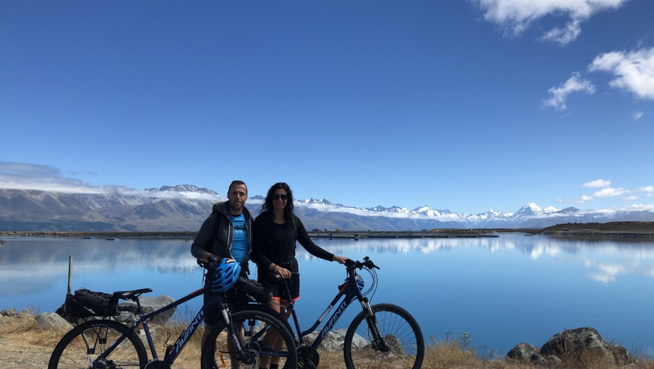 Cycling the Tekapo Canal