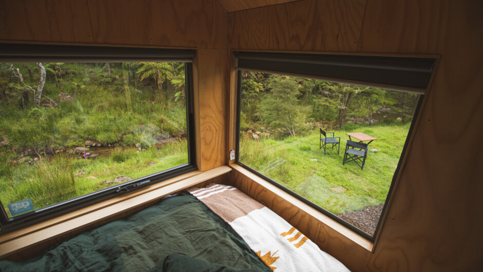 Every aspect of the cabin is cultivated to add to the experience of accessing the benefits of nature - Max - Kawakawa Bay