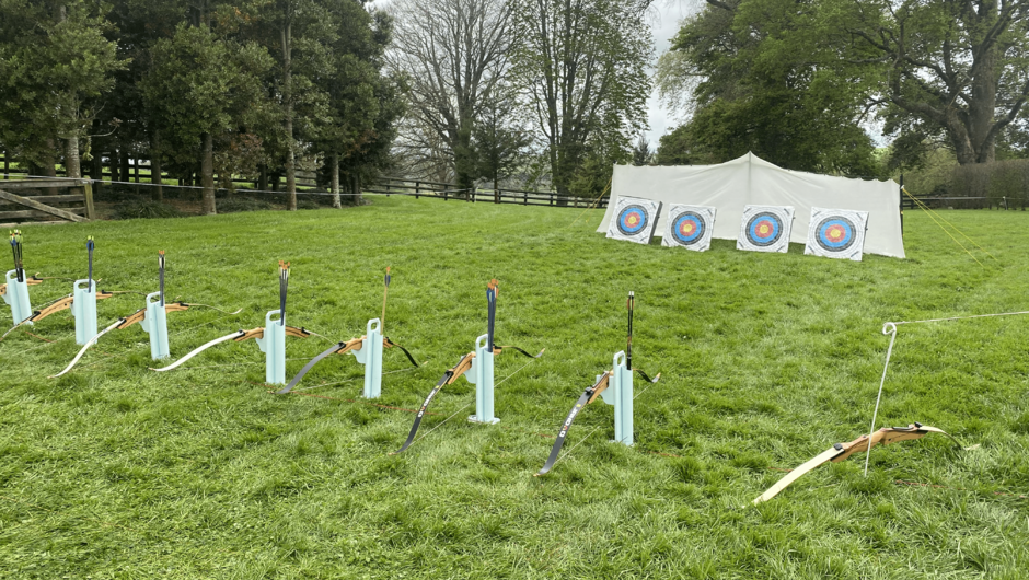 Archery provided at an event for one of our regular clients.