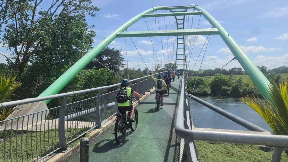 Perry Bridge riding from Cambridge to Ngāruawāhia