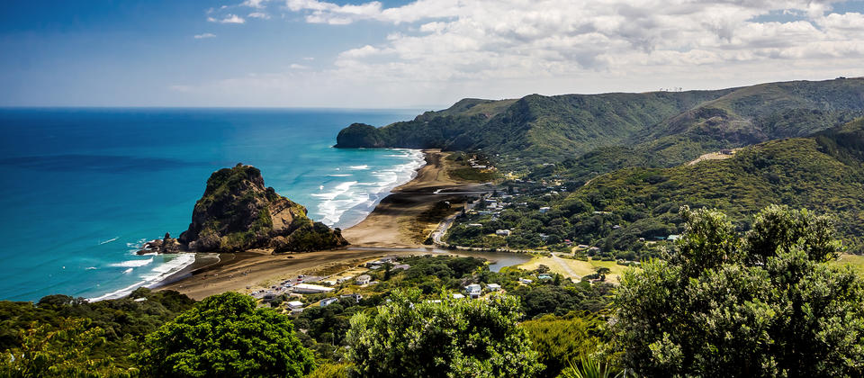 Explore one of the many West Coast beaches. Piha is a stunning spot, with beautiful waterfalls and iconic black sand.