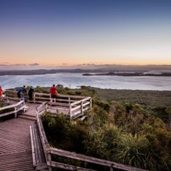 Sunset views from Rangitoto Summit