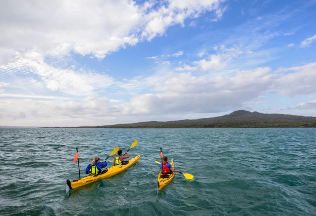 Rangitoto ist der jüngste und größte von Aucklands 48 Vulkankegeln – fruchtbarer Boden für den größten Pohutukawa-Wald der Welt.