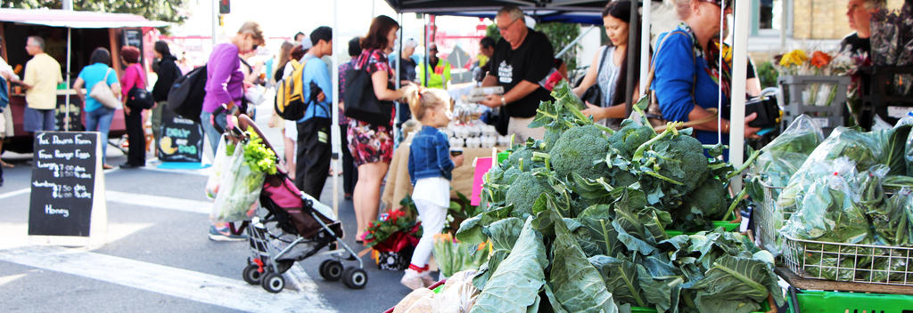 Every Saturday morning, Auckland's top growers meet at Britomart to sell their fresh produce at the City Farmers' Market.