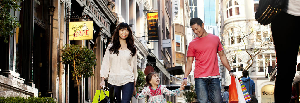 There's designer shopping for all the family in Auckland's CBD retail precincts.