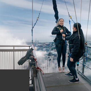 See Auckland from high above on the SkyWalk, a ledge about New Zealand's tallest building.