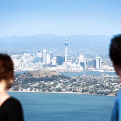 랑기토토 섬 정상에서 바라본 오클랜드 시 전경