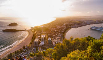 A pre-dawn hike to the top of Mount Maunganui might be just the way to start 2017 off with a bang.