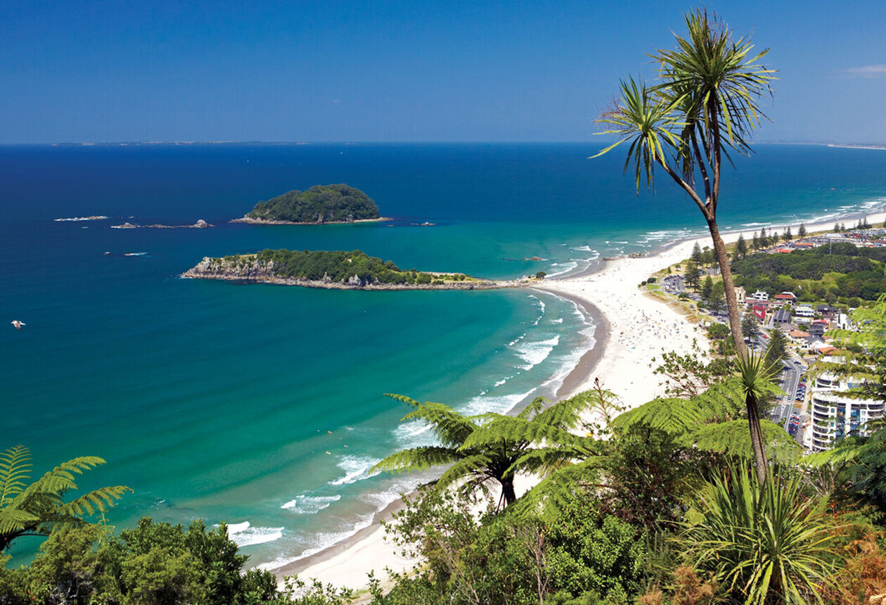 Where New Zealand's orchard industry meets the coast. Highlights include seaside towns Tauranga and Mount Maunganui. Find out more. 