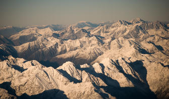 雄伟壮丽的南阿尔卑斯山（Southern Alps）。