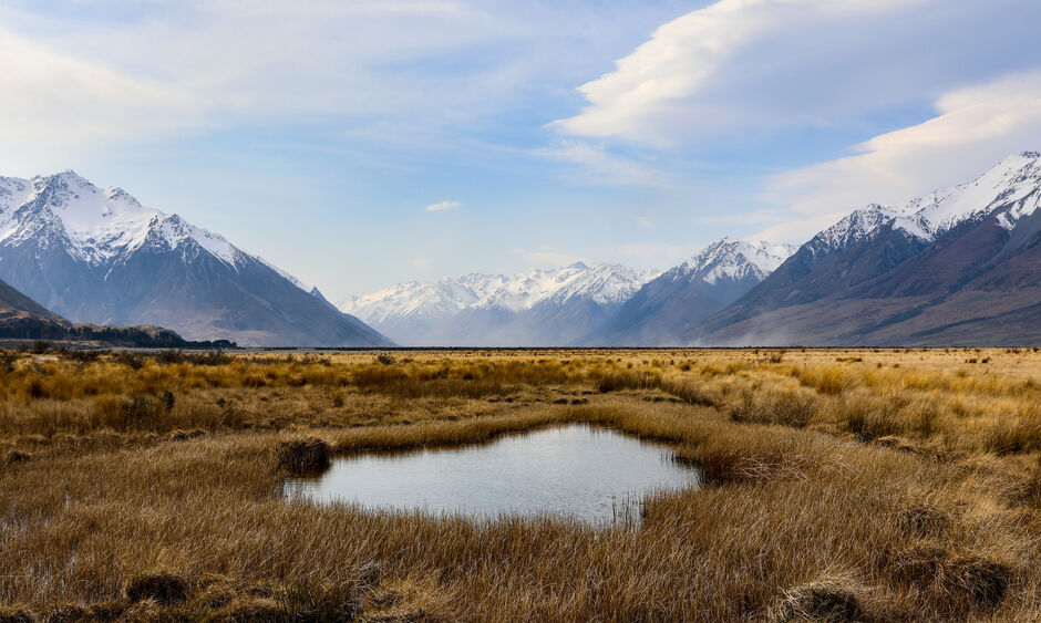 Snow on Mountains, Arthur's Pass