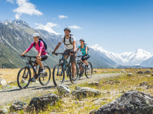 A clear, sunny day is the perfect opportunity to explore one of New Zealand's many cycle trails by pedal power.
