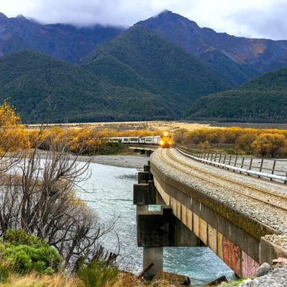 Tranz Alpine: Scenic Train Christchurch to Greymouth