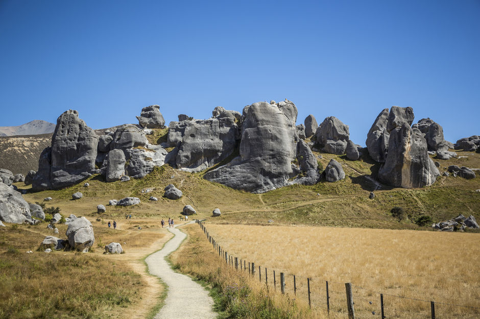 Impressive limestone rock formation.