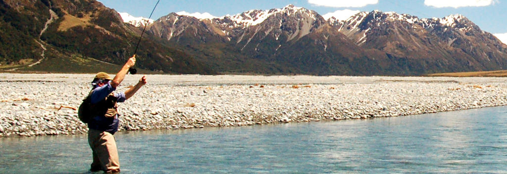 The fly fishing in Canterbury, New Zealand, is unmissable.