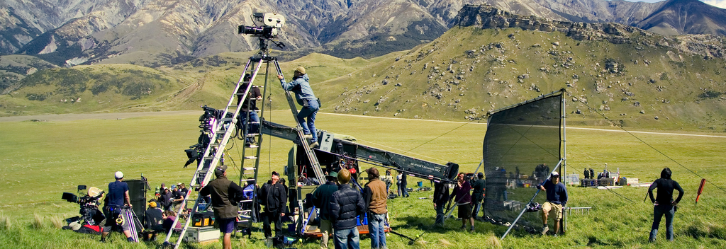 Filming at Flock Hill, Canterbury