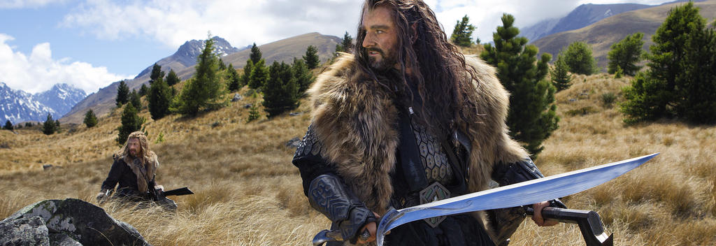 Dwarf Thorin during the Warg Chase, filmed at Canterbury’s Braemar Station