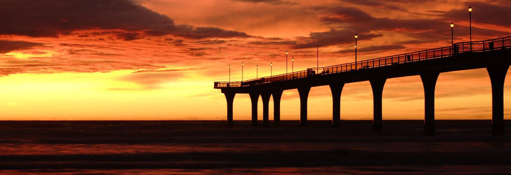 Sunrise at New Brighton Beach