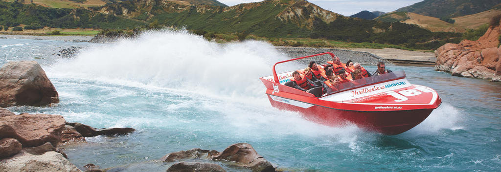 Enjoy the spectacular scenery of the Waiau River. Jet through narrow gorges, white water rapids and braided shallows.