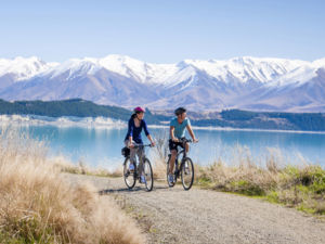 La ruta de ciclismo Alps 2 Ocean Cycle Trail comienza en el Parque Nacional Aoraki/Monte Cook.