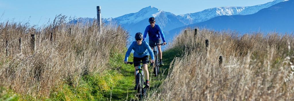 Cycling in the fields, Kaikōura