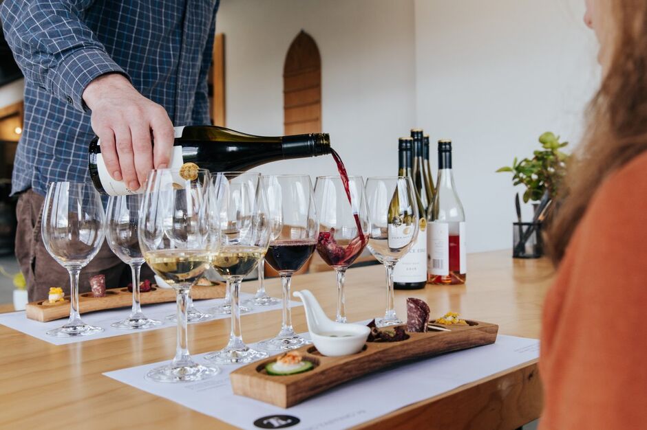 Wine tasting in North Canterbury