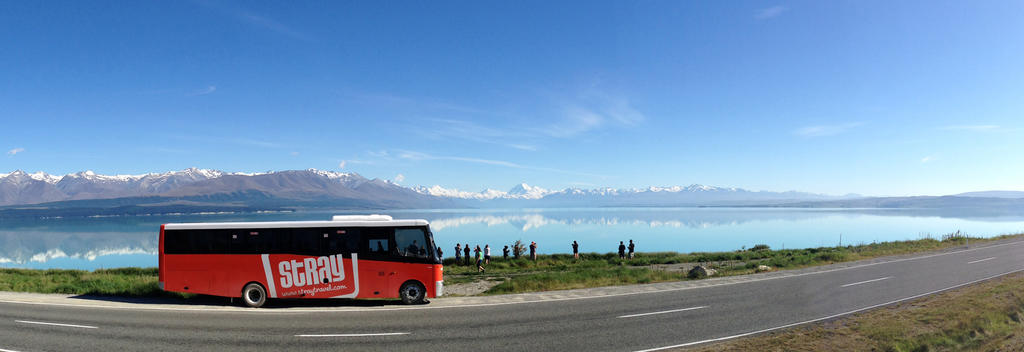 A Stray backpackers bus in South Island.