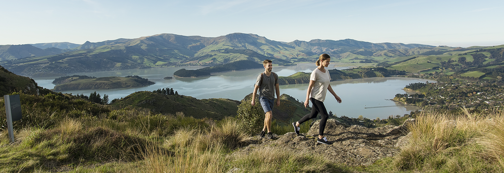 Wander the Port Hills on the edge of Christchurch city