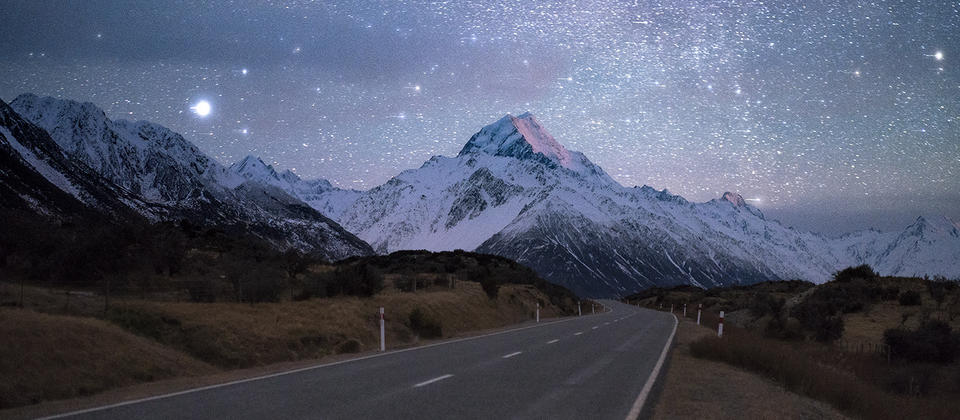 Aoraki / Mt Cook night sky splendour