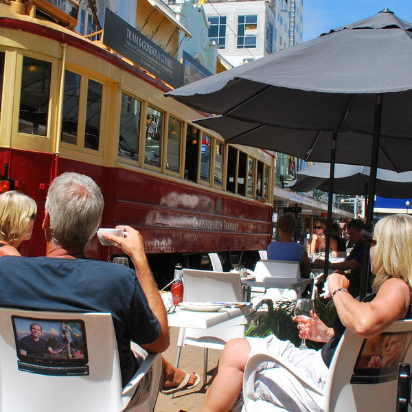 The historic Christchurch tram