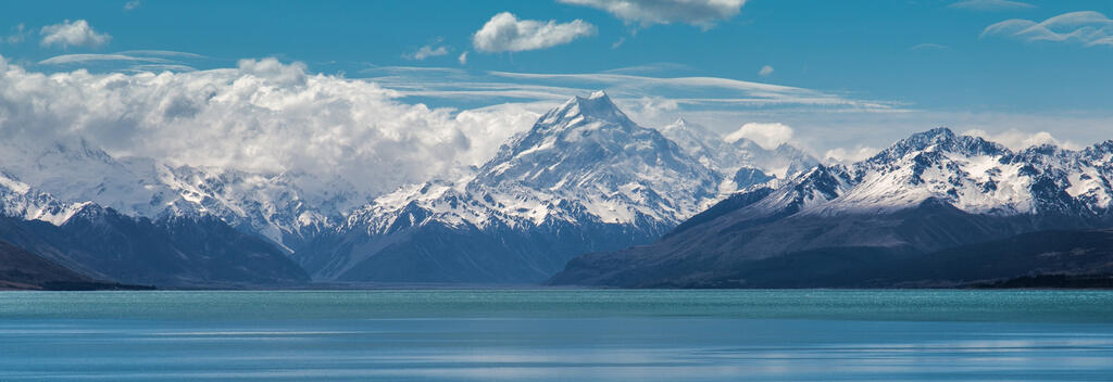 Take a scenic flight over the turquoise waters of Lake Pukaki