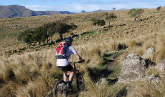 Traverse fields of golden tussock. When it&#039;s fine weather, the views are breath taking.