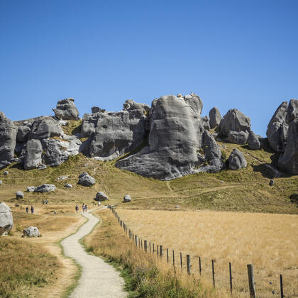 Impressive limestone rock formation.