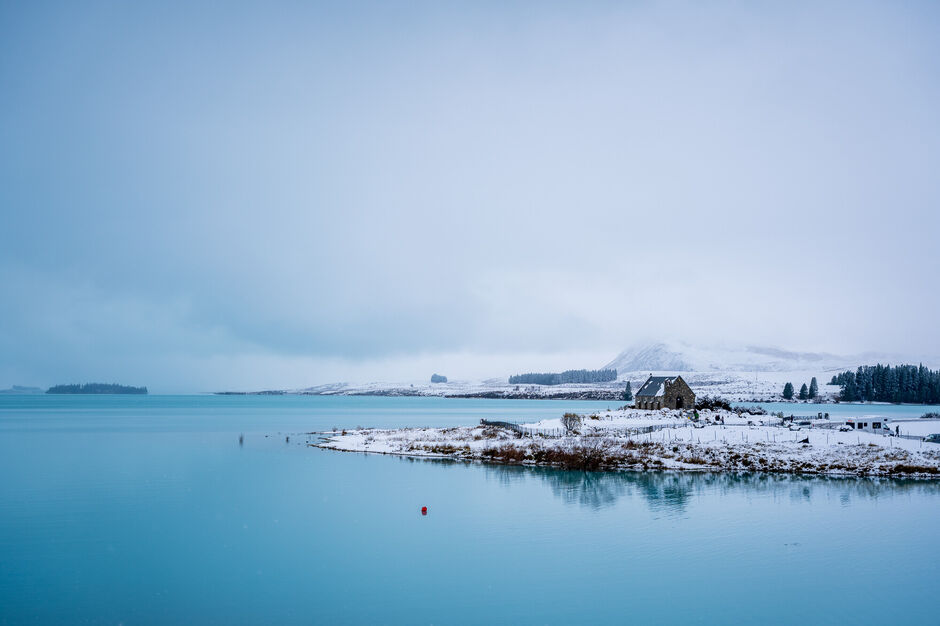 Lake Tekapo in winter