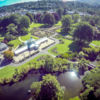 Aerial view,Dunedin Botanic Gardens